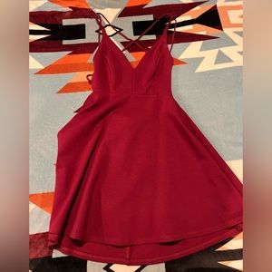 Maroon/ Red Homecoming Dress
